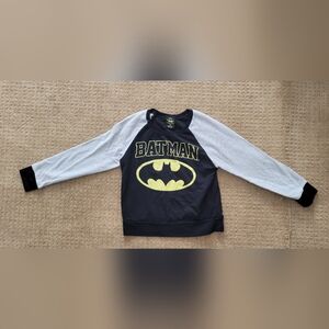 Batman Raglan Shirt - Black and Gray